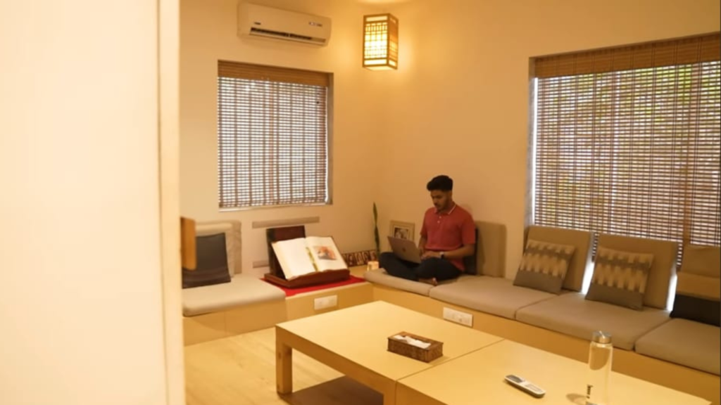 Japanese-style meditation room