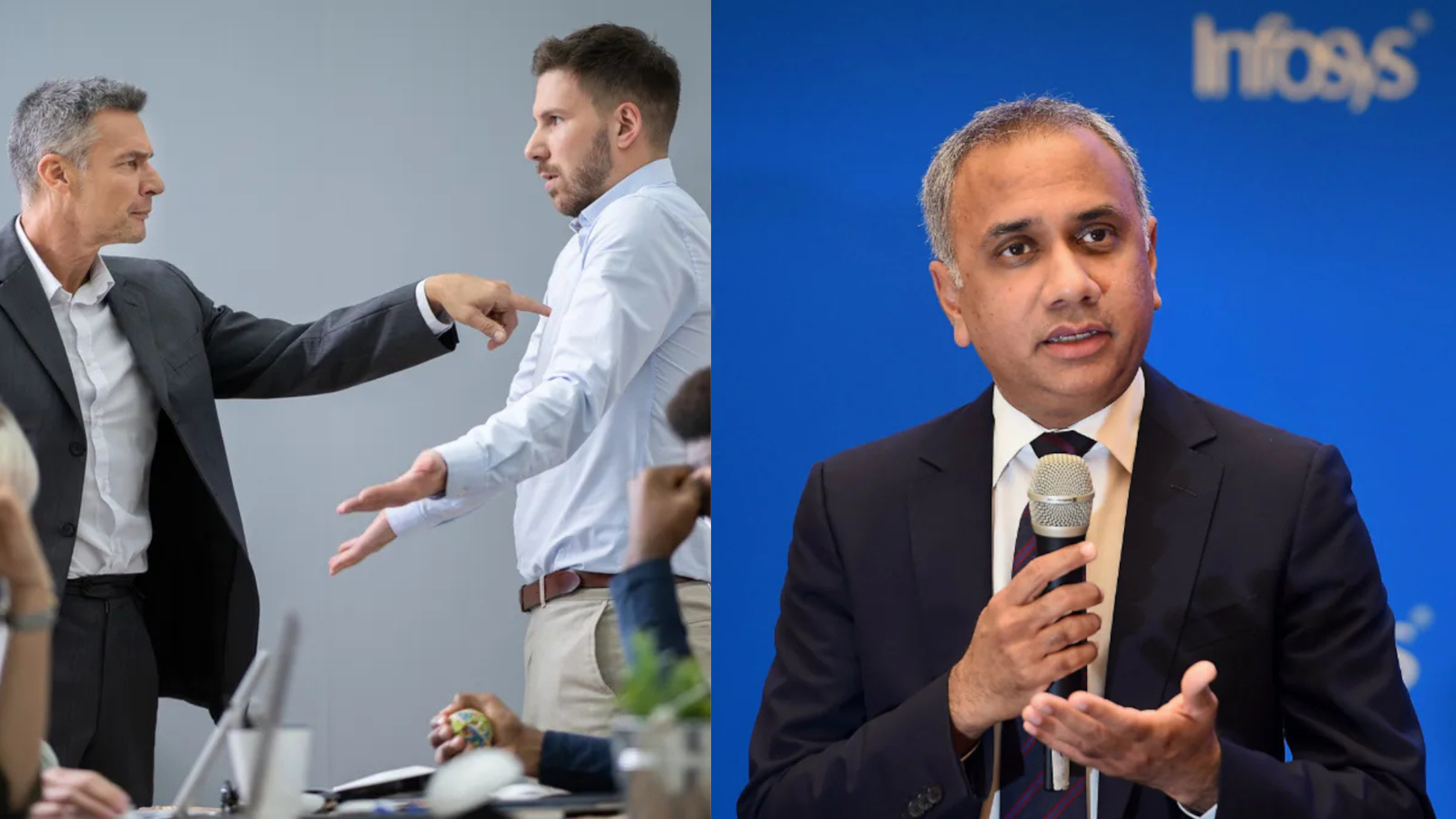 Infosys CEO Clarifies Toxic Work Culture, Low Salary Hike, 90-Hours Work Week, Focusing Bhupendra Wishwakarma's Viral LinkedIn Post.